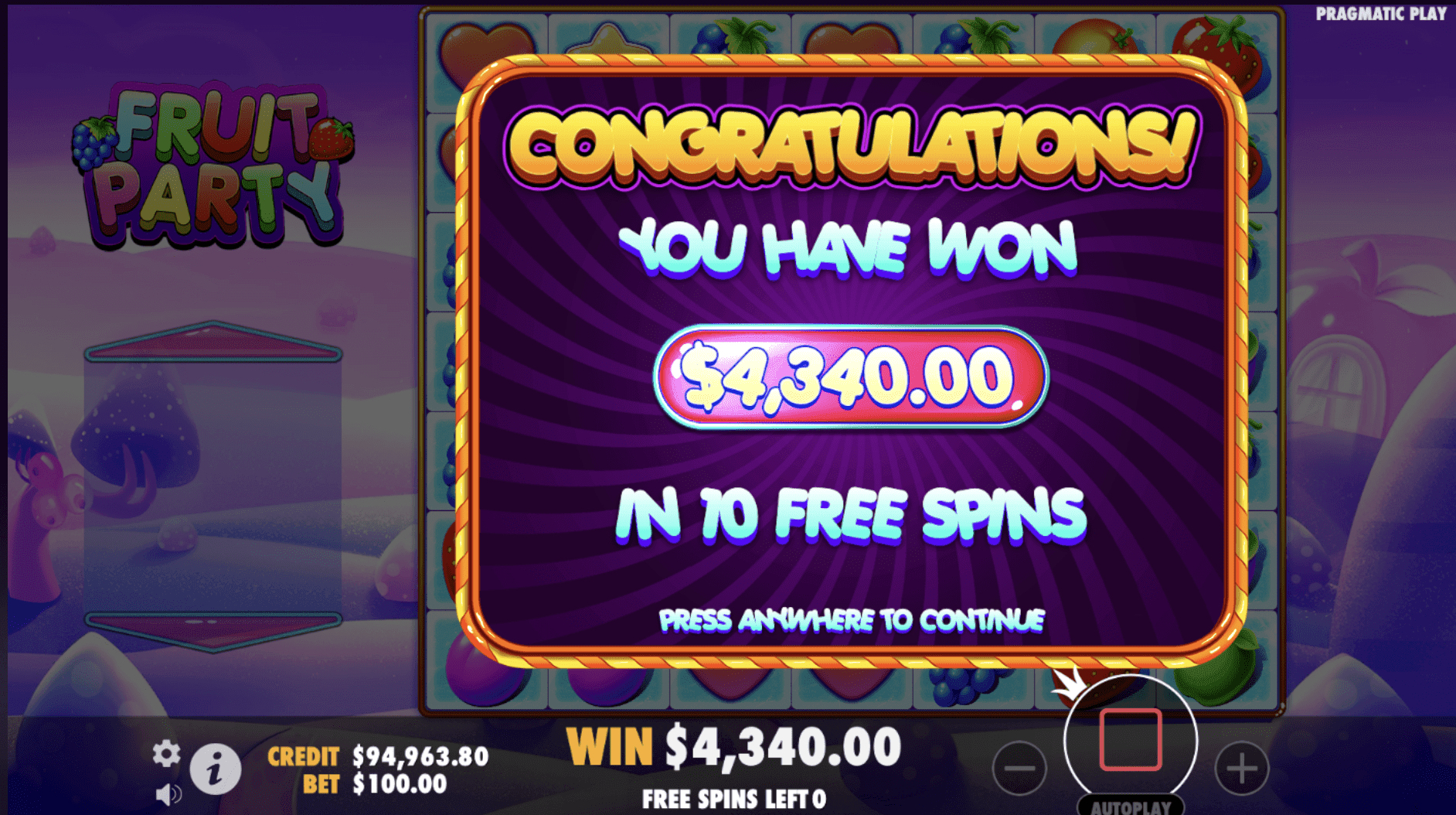 Fruit Party Slots – Where Juicy Spins Never Stop! img