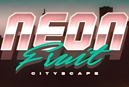 Neon Fruit Cityscape img